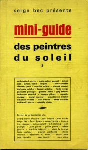 Mini-guide des peintre du soleil -1968 - 1/4