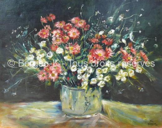 Bouquet de fleurs - 1986 - 40F