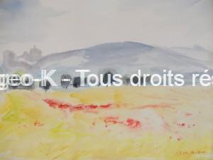 La Sainte Victoire - 33 x 25 cm (Collection privée)
